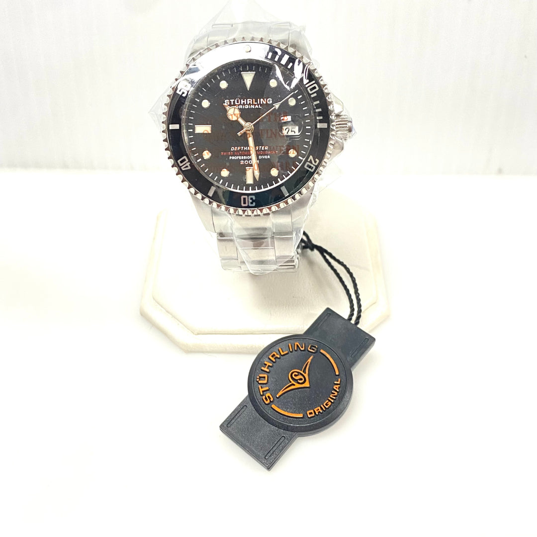 m976 Stührling Depthmaster Heritage 42mm Swiss Automatic Professional Watch
