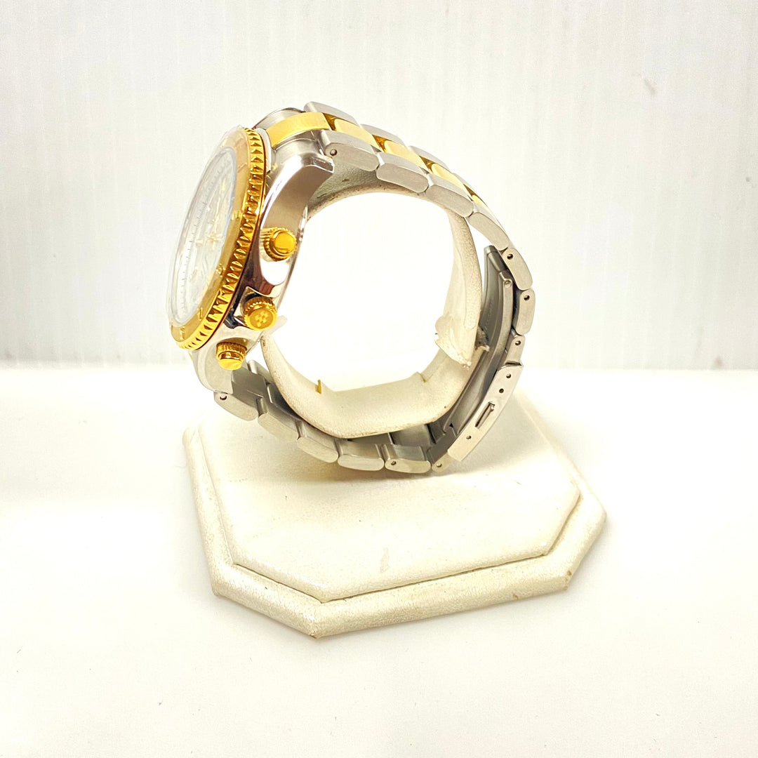 m978 Filippo Loreti Ascari Two Tone White Link Chronograph men wrist watch