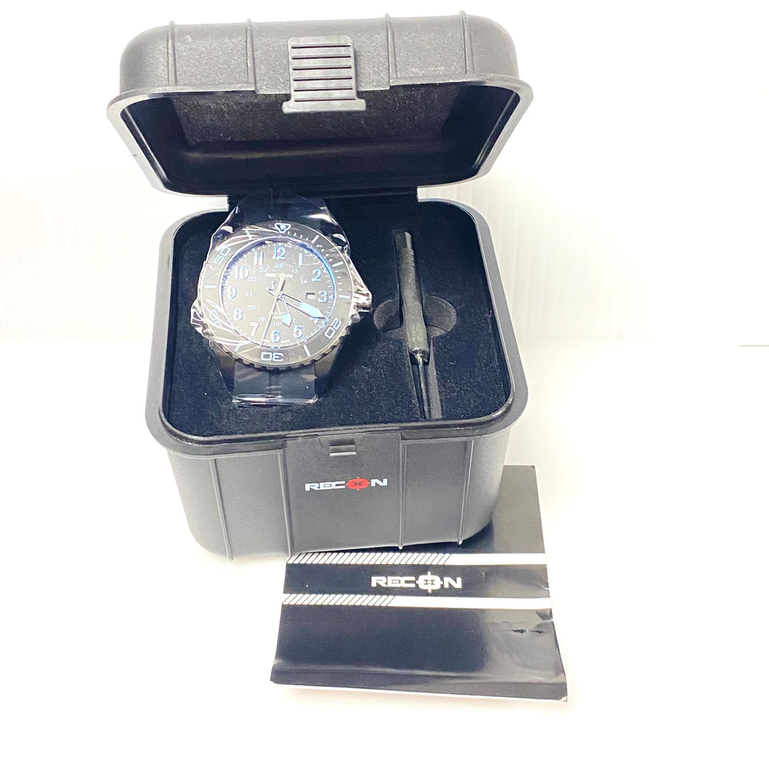 m981 Recon Men's Sealion Military Dive Stainless Steel Swiss Quartz Wrist Watch