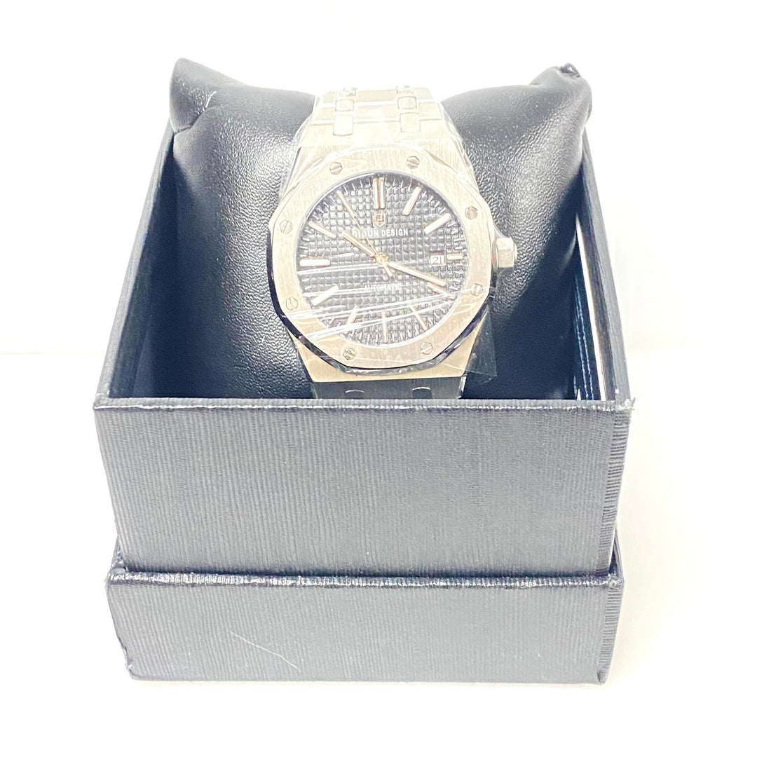 m984  Didun Design "Royal One" Automatic Watch Gérald Genta silhouette Stainless