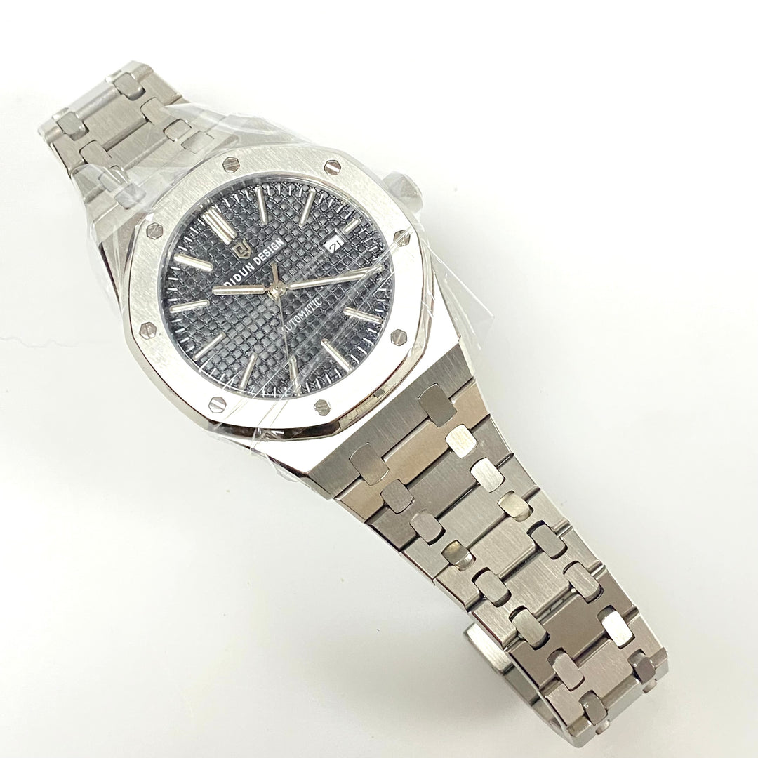 m984  Didun Design "Royal One" Automatic Watch Gérald Genta silhouette Stainless