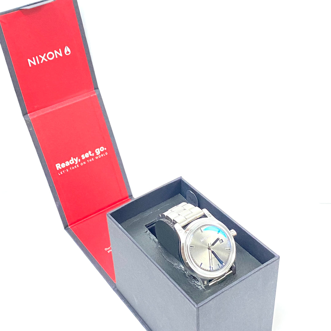 m985  Nixon 5th Element Japanese Automatic Movement Wrist Watch Stainless Steel