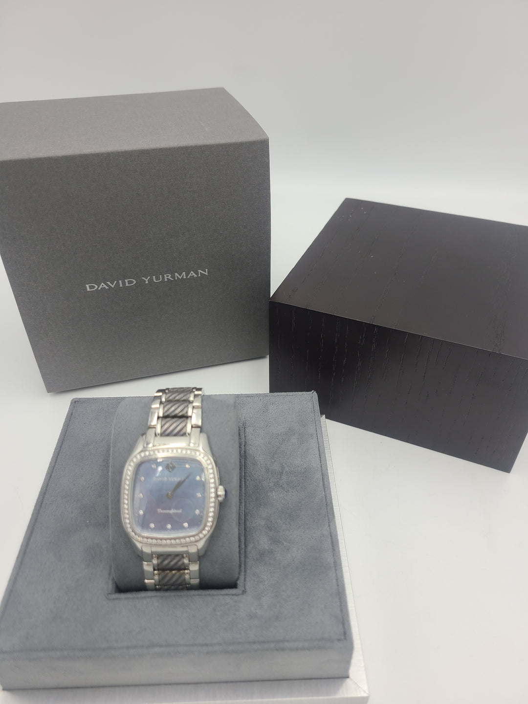 m640 Vintage David Yurman Thoroughbred 3atm Swiss Made T303-SST Wristwatch