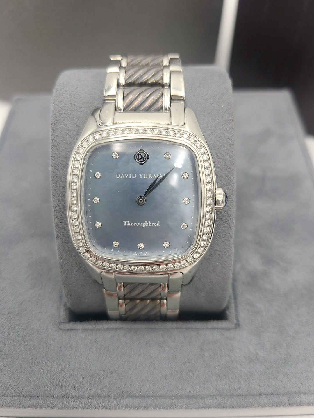 m640 Vintage David Yurman Thoroughbred 3atm Swiss Made T303-SST Wristwatch