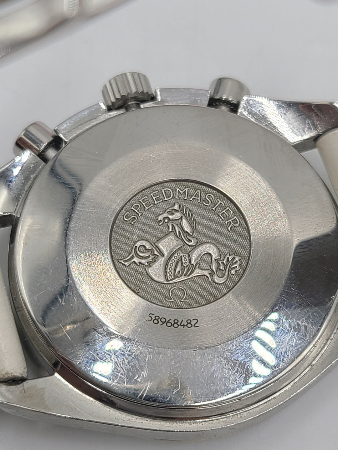 b316 Stunning Unisex MOP Omega Speedmaster Automatich Wristwatch