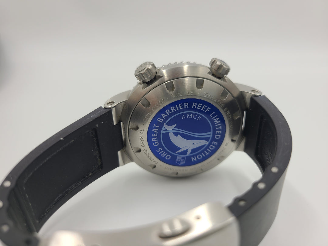 k752 Stylish Men's Great Barrier Reef Limited Edition Oris Automatic Wristwatch