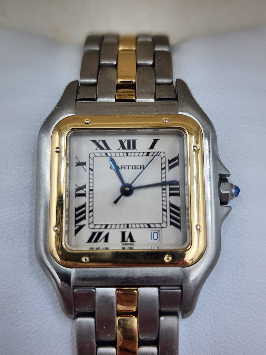 u974 Nice Ladies Cartier Panthere Quartz Wristwatch with Box