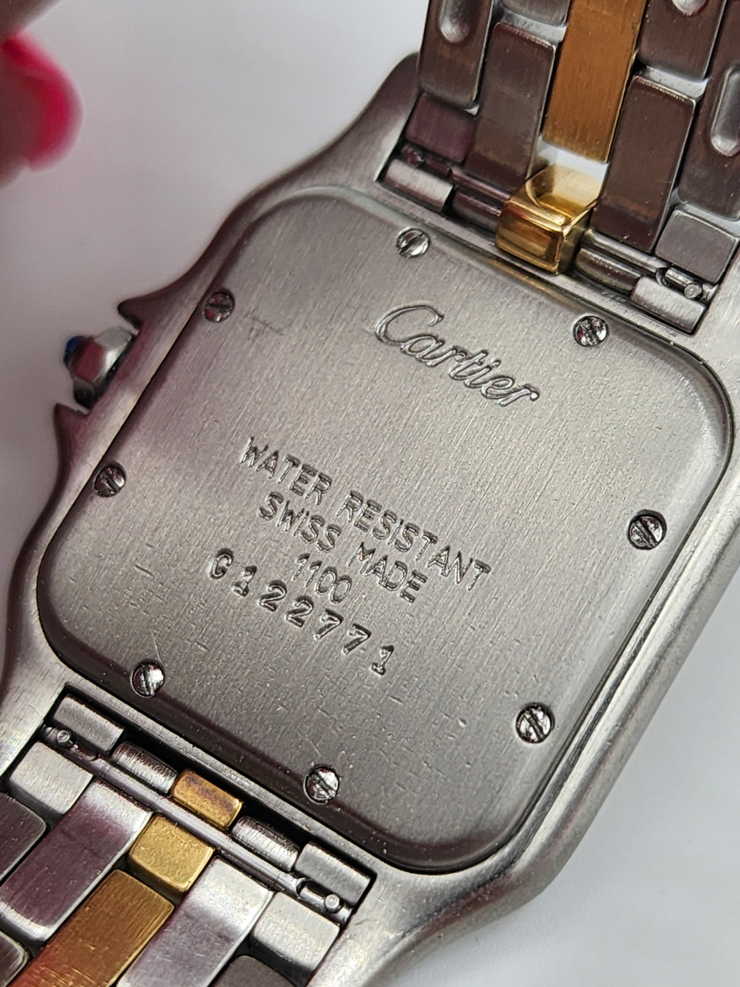 u974 Nice Ladies Cartier Panthere Quartz Wristwatch with Box