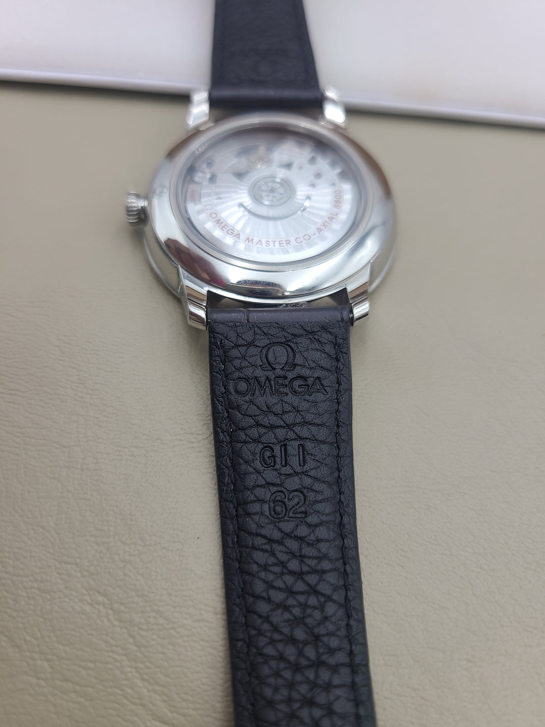 k873 Handsome Omega DeVille Prestige Automatic Men's Wristwatch