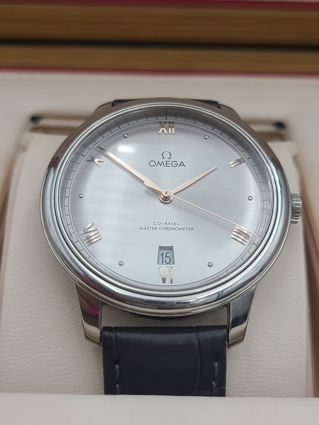 k873 Handsome Omega DeVille Prestige Automatic Men's Wristwatch