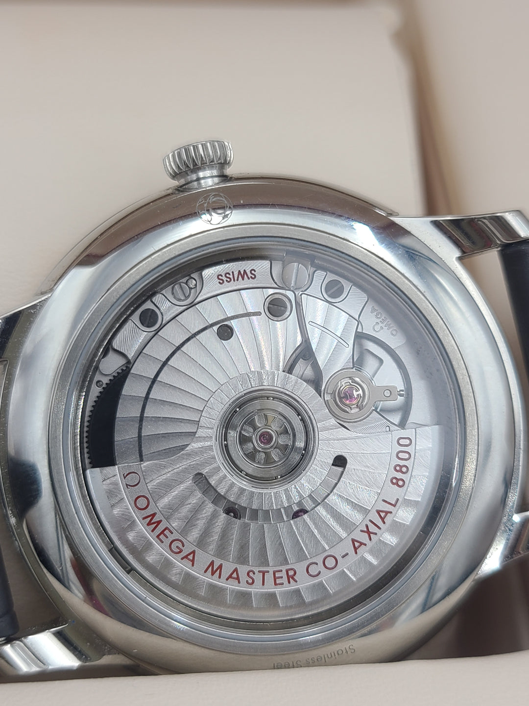 k873 Handsome Omega DeVille Prestige Automatic Men's Wristwatch