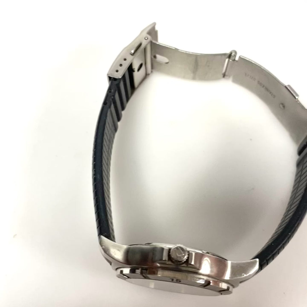w065 Vintage Bulova Marine Star Quartz Men's Wrist Watch Model C937354 St. Steel
