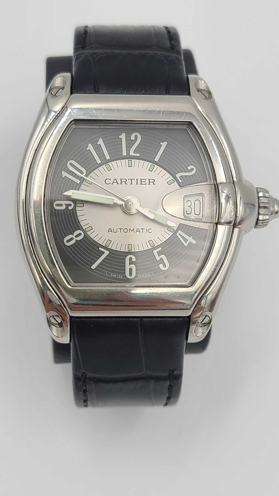 m706 Stylish Men's Cartier Roadster Automatic Wristwatch