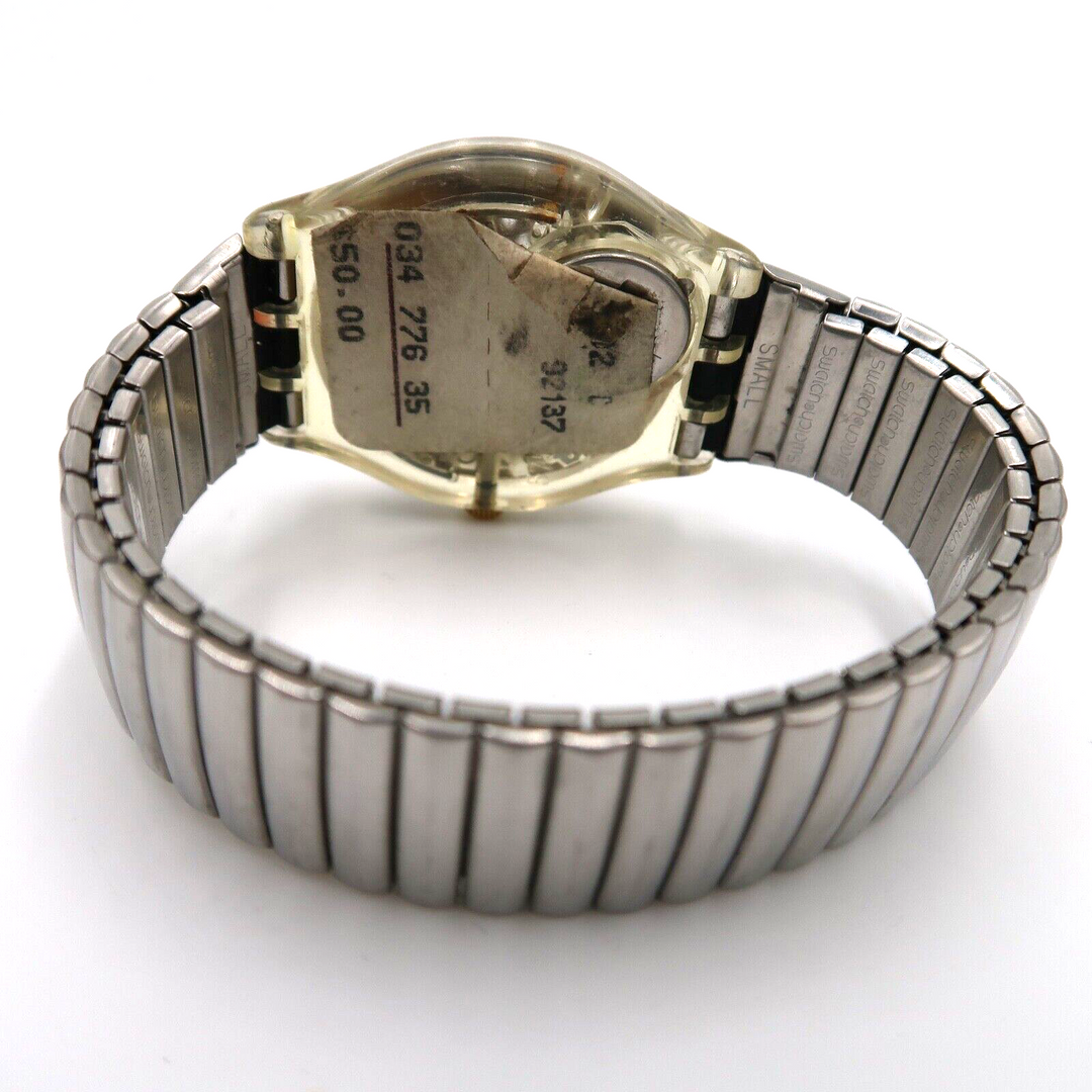 t568 Swatch Watch GK137/138 "ASETRA" 1991 Vintage Original In Mint Condition . Very Rare