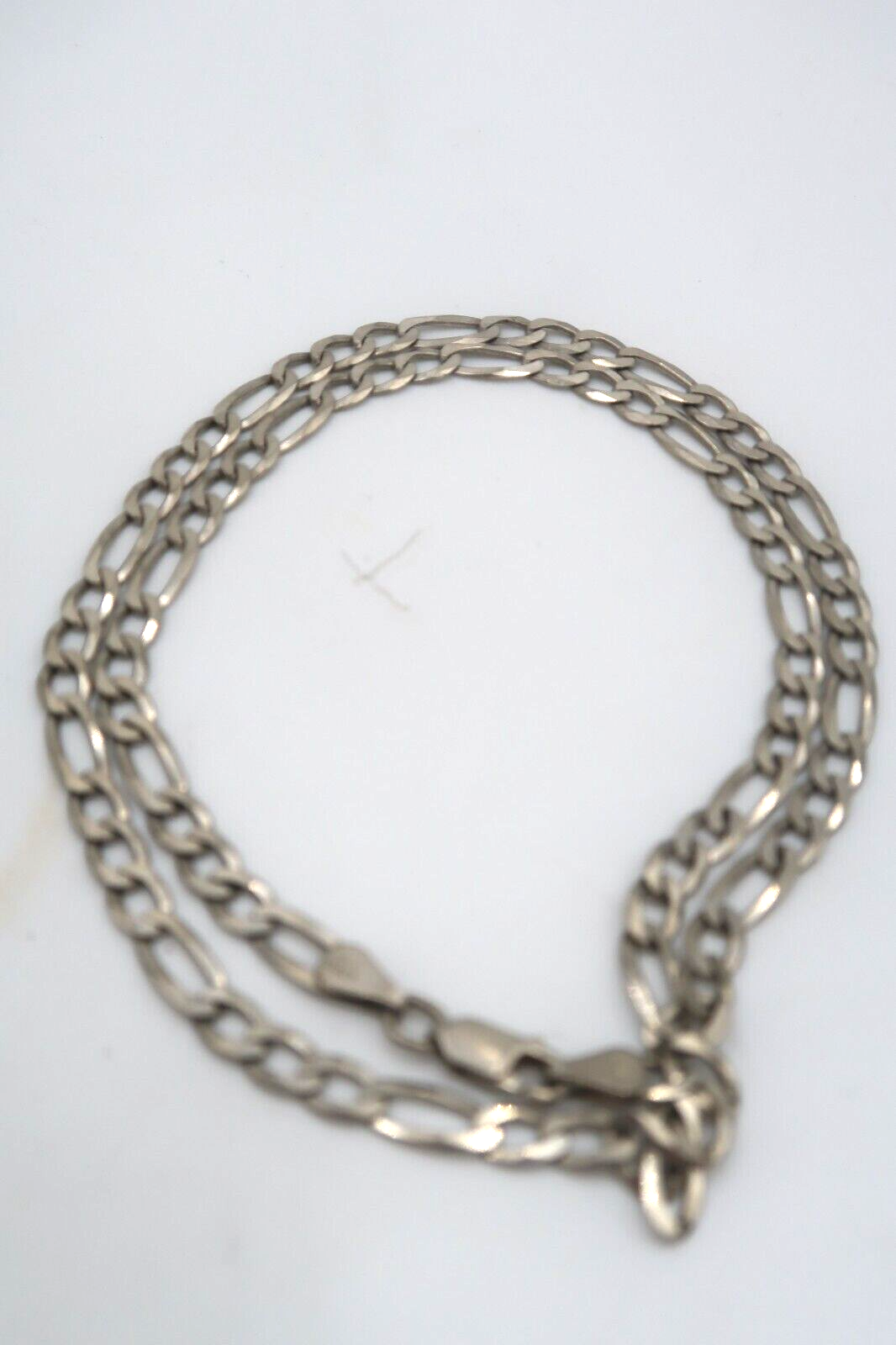 t610 Sterling Silver Figaro Chain Necklace