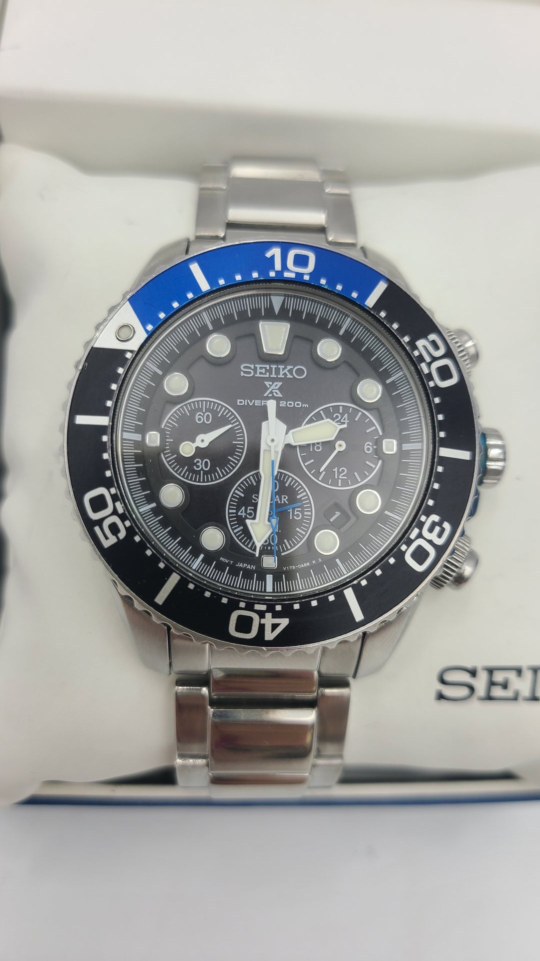 m694 Stylish Men's Seiko Air Divers 200m Wristwatch