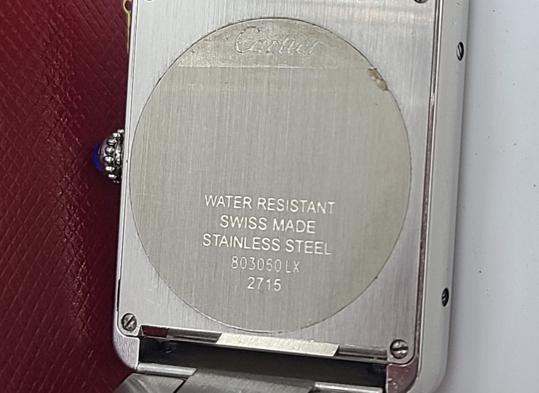 k973 Stylish Unisex Cartier Tank Solo Quartz Wristwatch