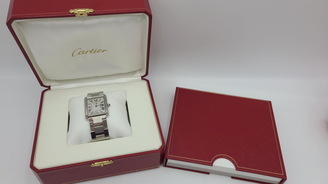 k973 Stylish Unisex Cartier Tank Solo Quartz Wristwatch