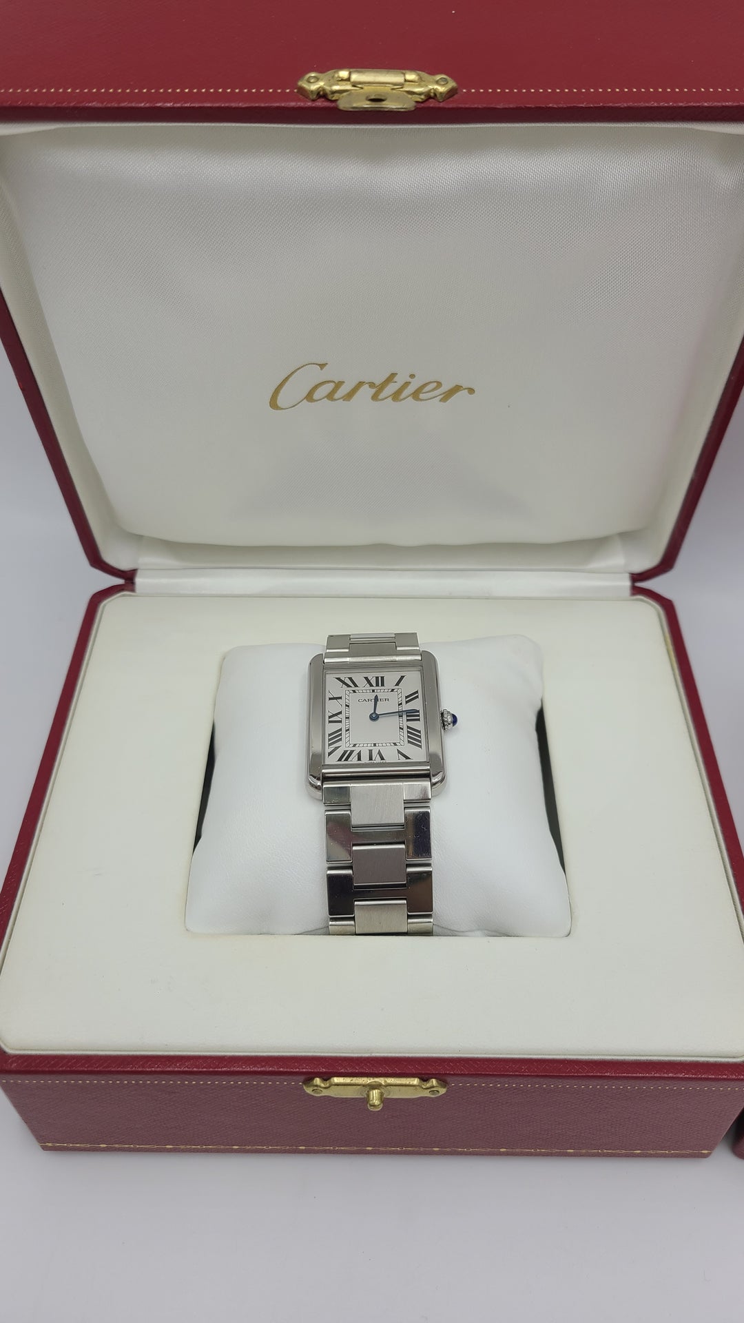 k973 Stylish Unisex Cartier Tank Solo Quartz Wristwatch
