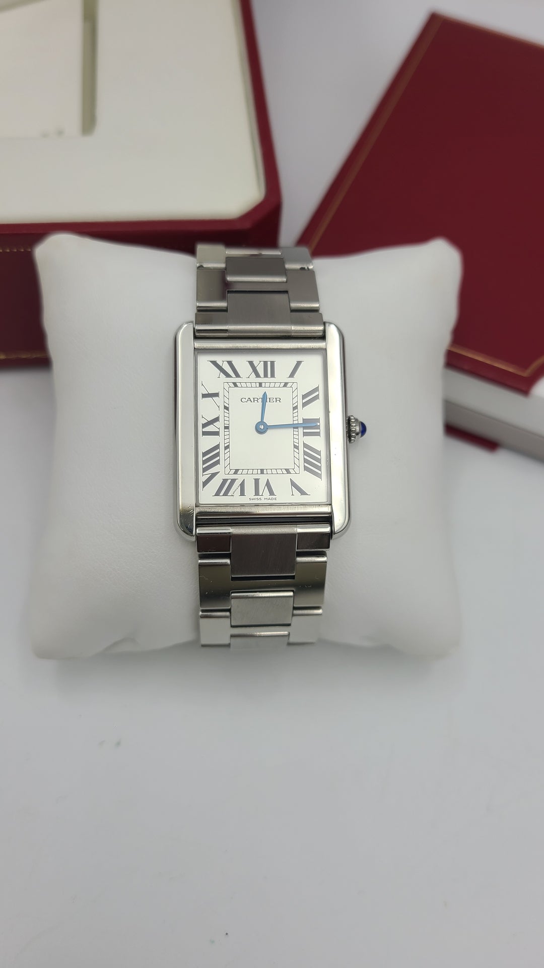 k973 Stylish Unisex Cartier Tank Solo Quartz Wristwatch
