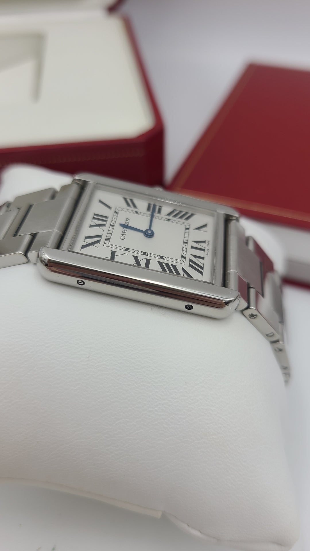 k973 Stylish Unisex Cartier Tank Solo Quartz Wristwatch