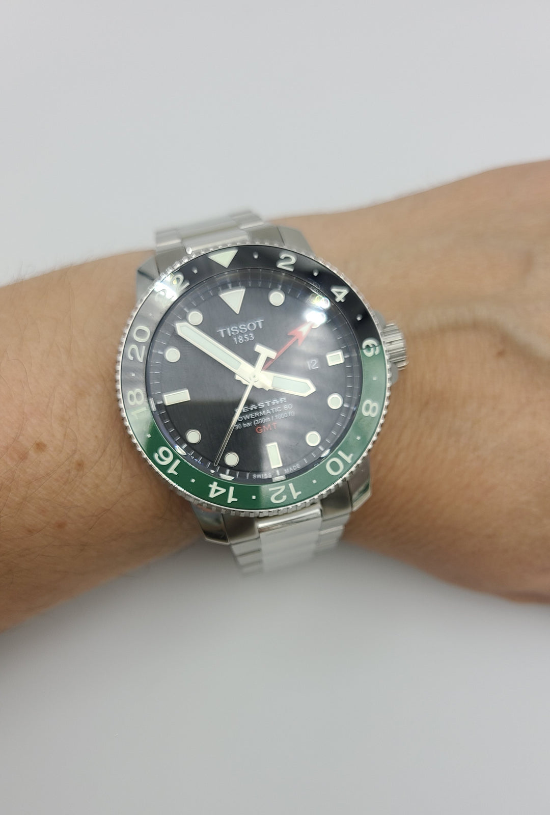 k949 Nice Men's Stylish Automatic Tissot Seastar 25J Wristwatch