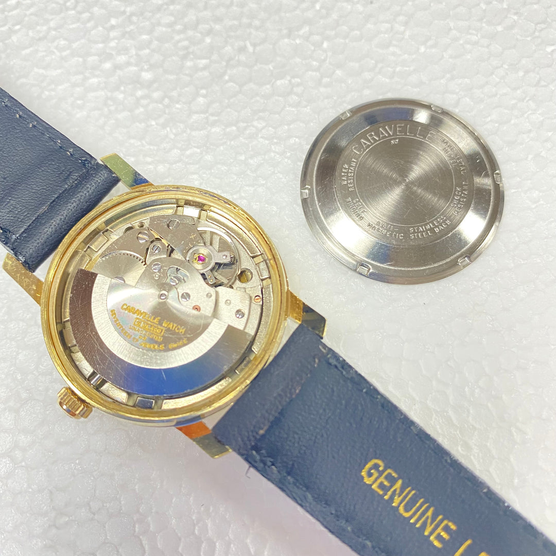 u290 Vintage Caravelle Automatic Water Resistant Stainless Men's Wrist Watch