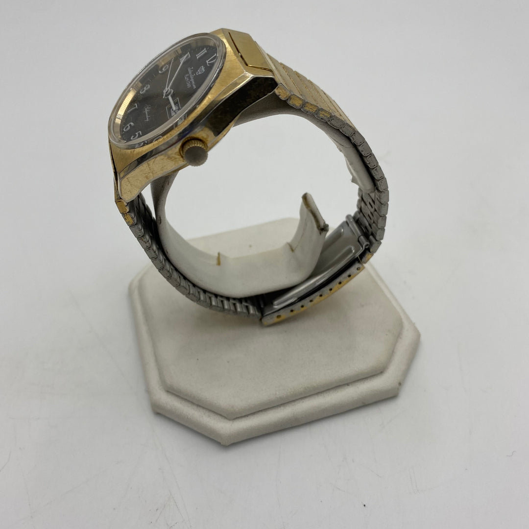 u305 Vintage Jules Jurgenson Automatic Stainless 17J Swiss Men's Wrist Watch