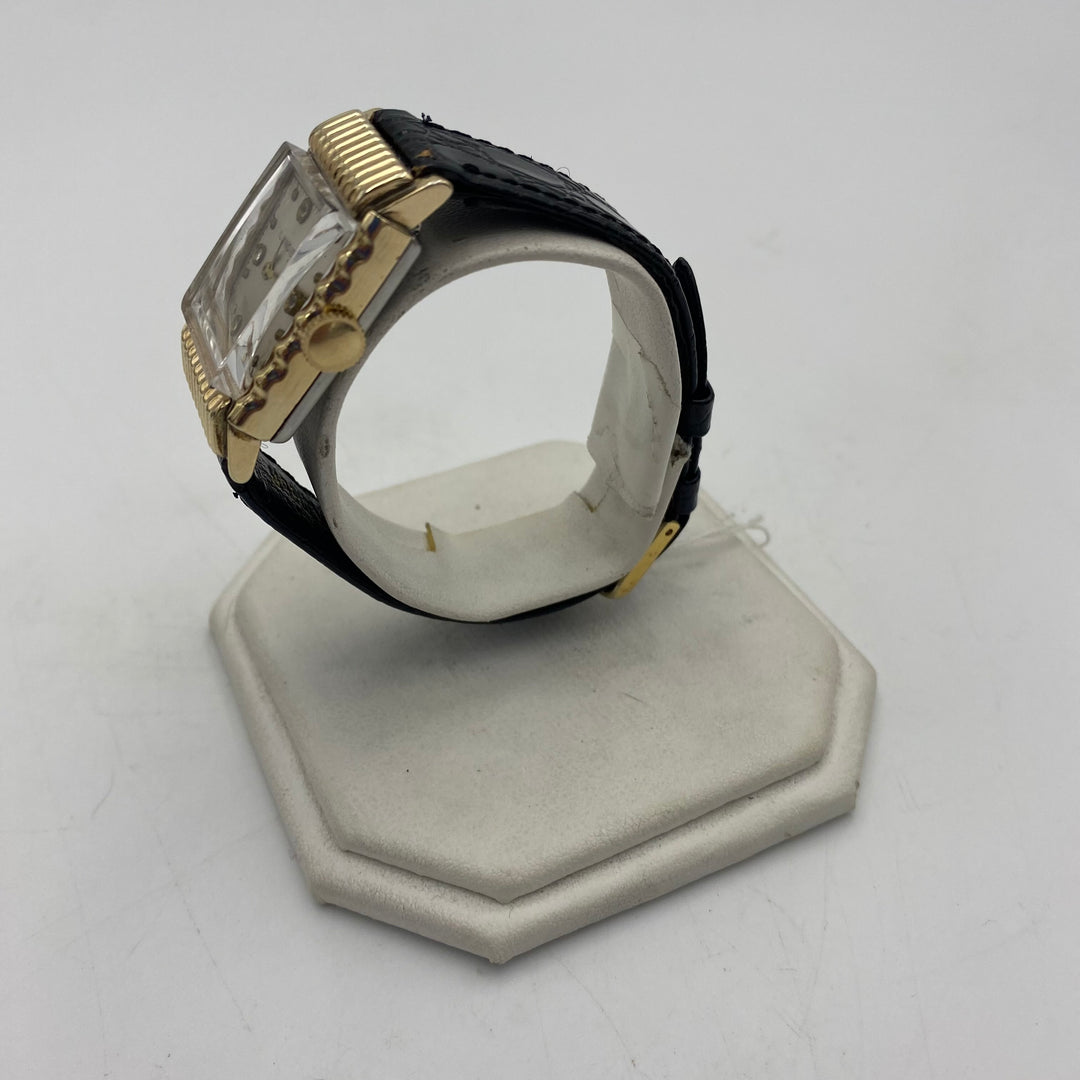 u307 Vintage Illinois USA 10K RGP Bezel Mechanical 15J Men's Wrist Watch