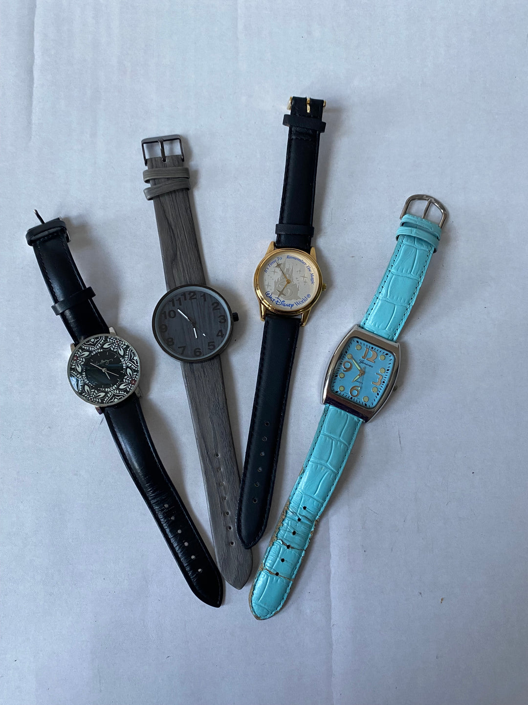 u347 Vintage Lot of 4 Elegant Unisex Wrist Watches Overstock Inventory 20% off