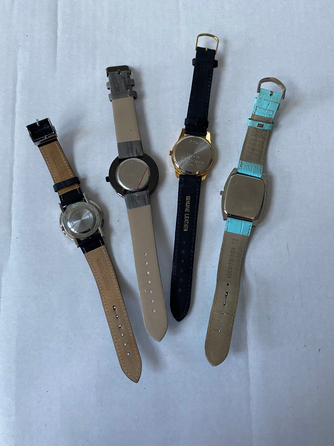 u347 Vintage Lot of 4 Elegant Unisex Wrist Watches Overstock Inventory 20% off
