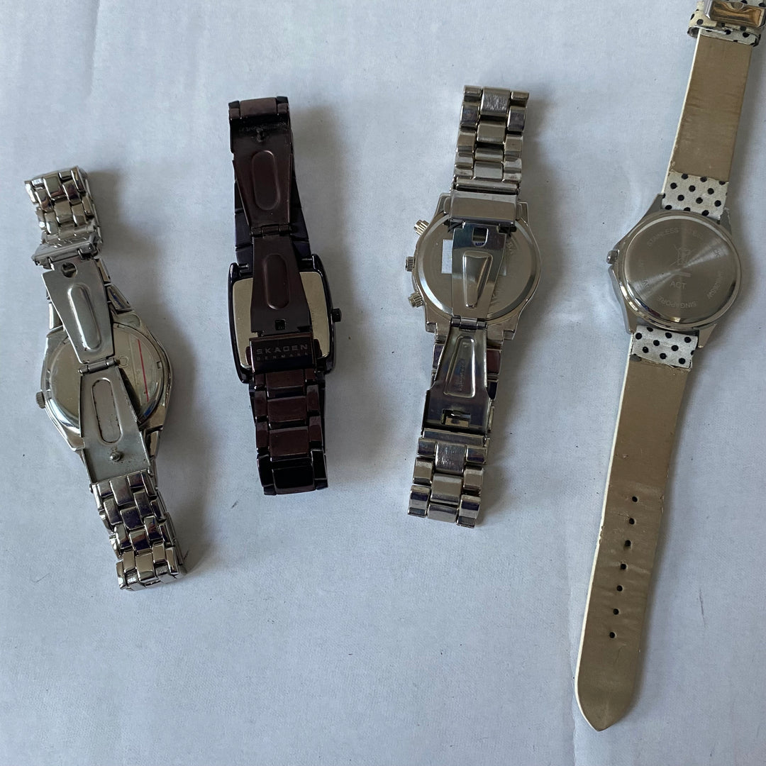 u350 Vintage Lot of 4 Elegant Unisex Wrist Watches Overstock Inventory 20% off