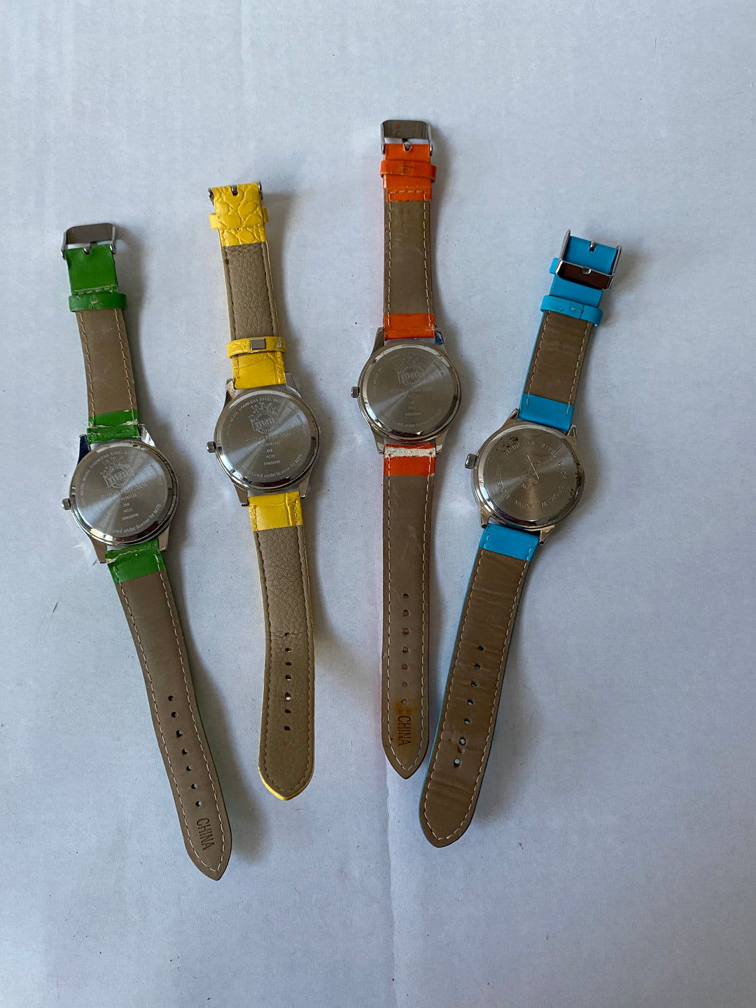 u355 Vintage Lot of 4 Elegant Unisex Wrist Watches Overstock Inventory 20% off