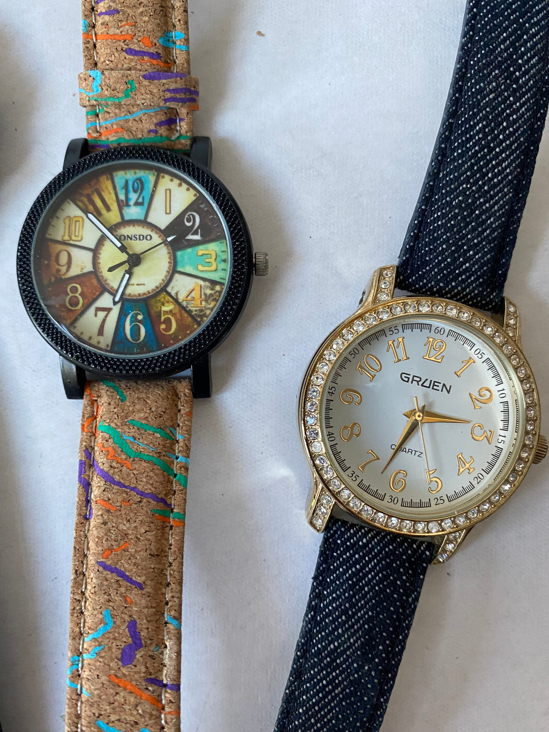 u356 Vintage Lot of 4 Elegant Unisex Wrist Watches Overstock Inventory 20% off