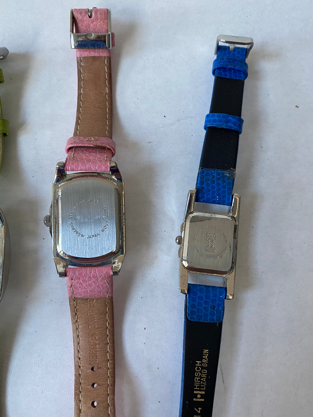 u357 Vintage Lot of 4 Elegant Unisex Wrist Watches Overstock Inventory 20% off