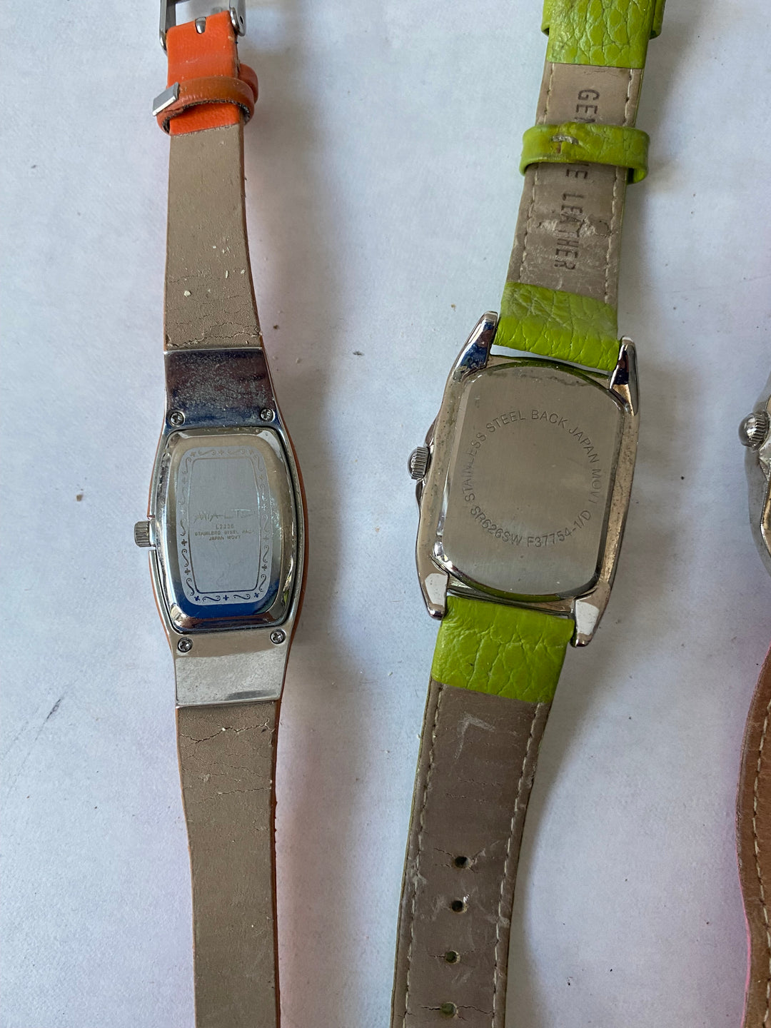 u357 Vintage Lot of 4 Elegant Unisex Wrist Watches Overstock Inventory 20% off