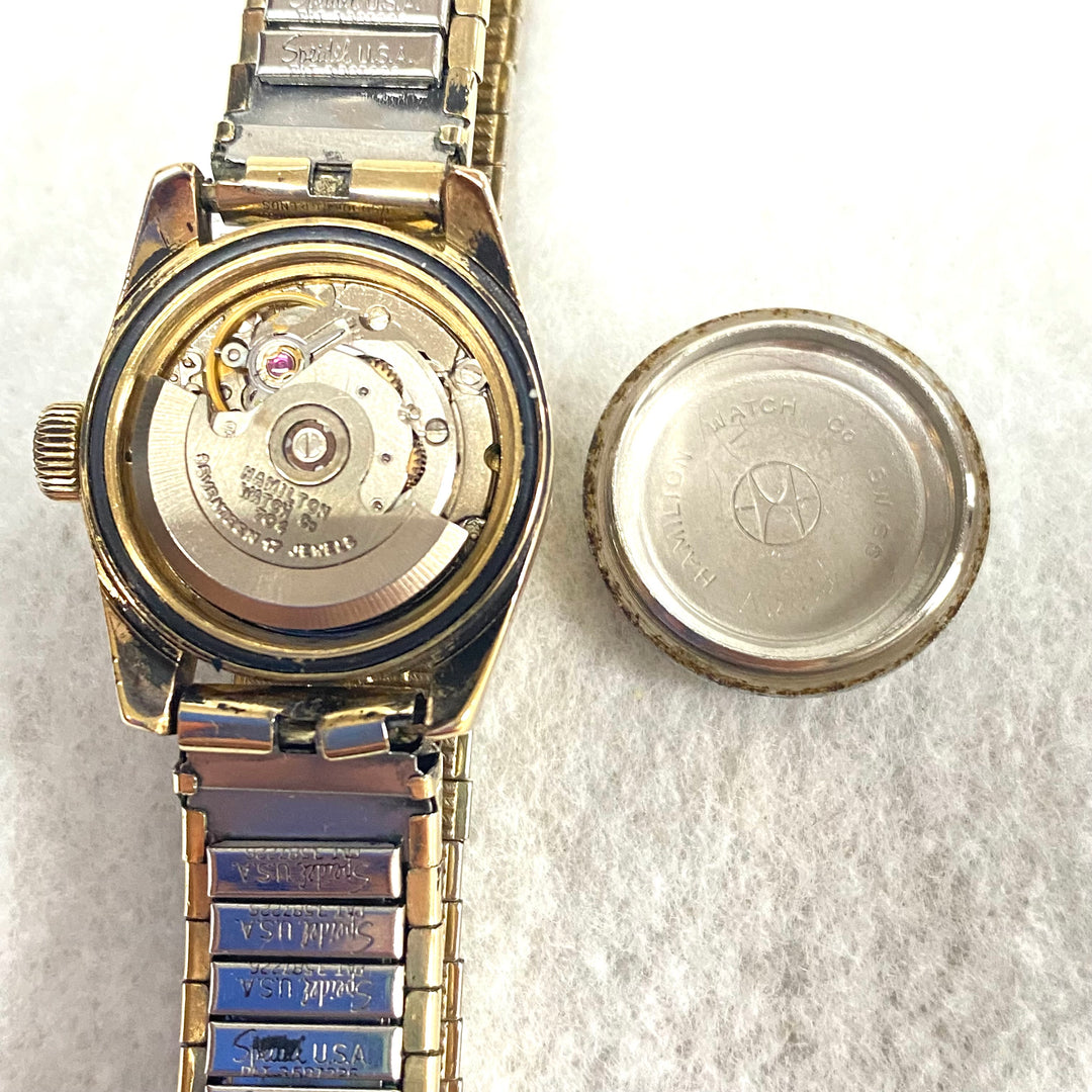 u427 Vintage Hamilton Swiss Selfwinding Automatic Water Resistant Wrist Watch 17