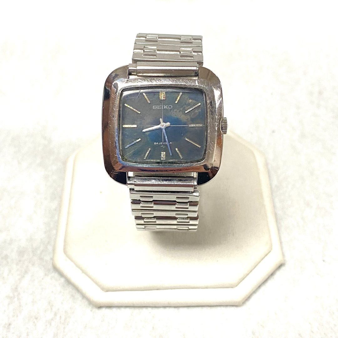 u429 Vintage Seiko Japan 2559 Stainless Steel 890352 Wrist Watch 24 Jewels