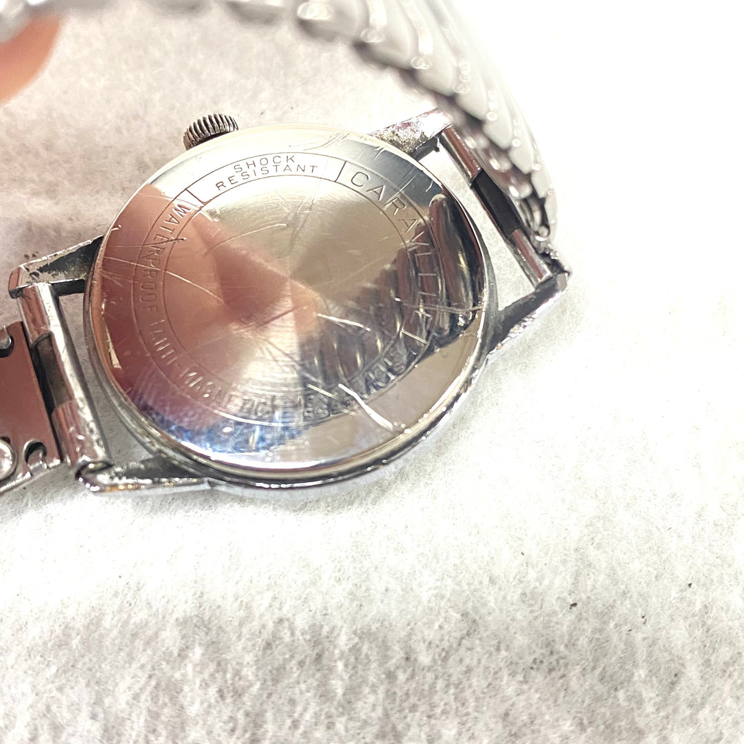 u431 Vintage Caravelle Waterproof Stainless Steel Mechanical Wrist Watch