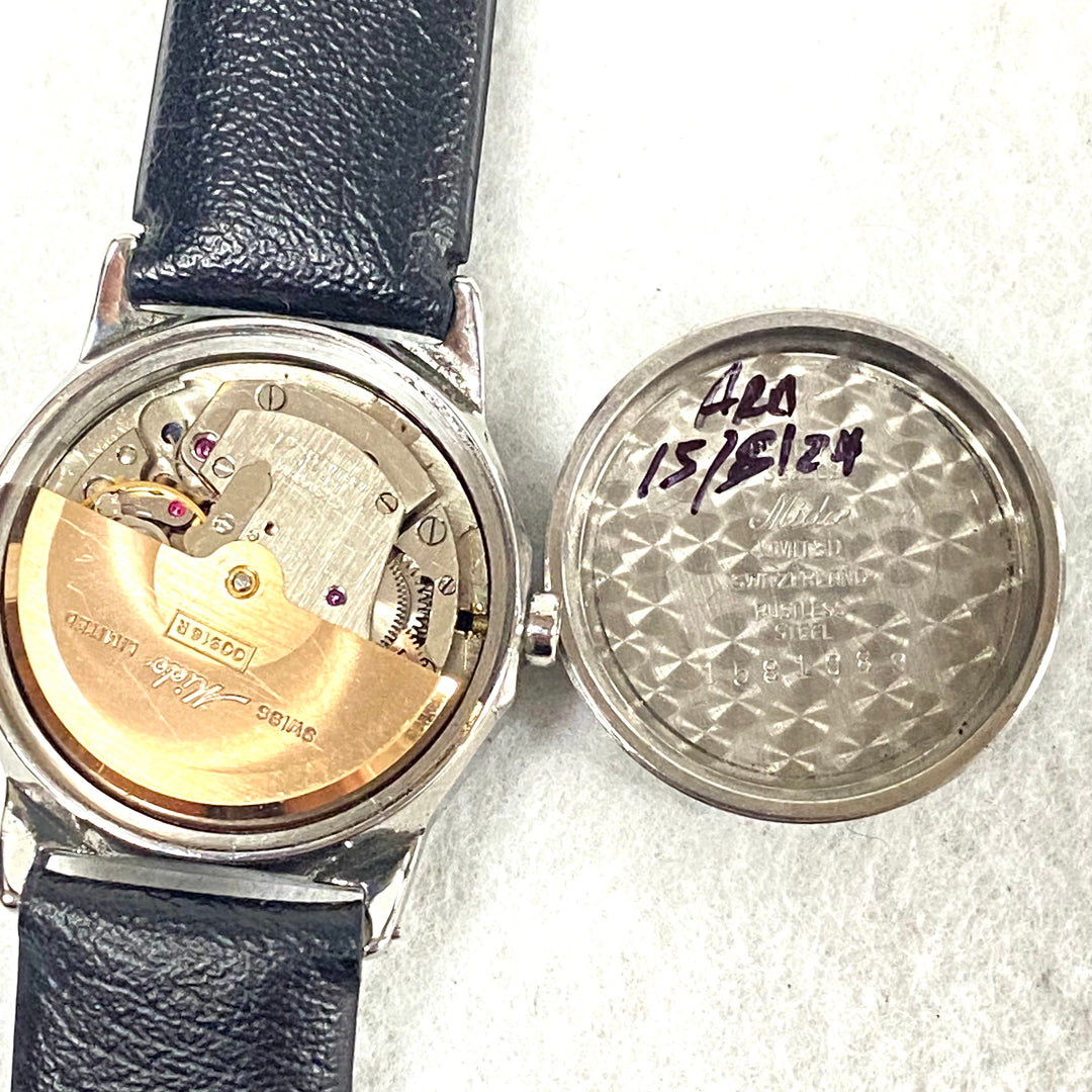 u438 Vintage Mido Multifort Superautomatic Rustless Steel Waterproof Wrist Watch
