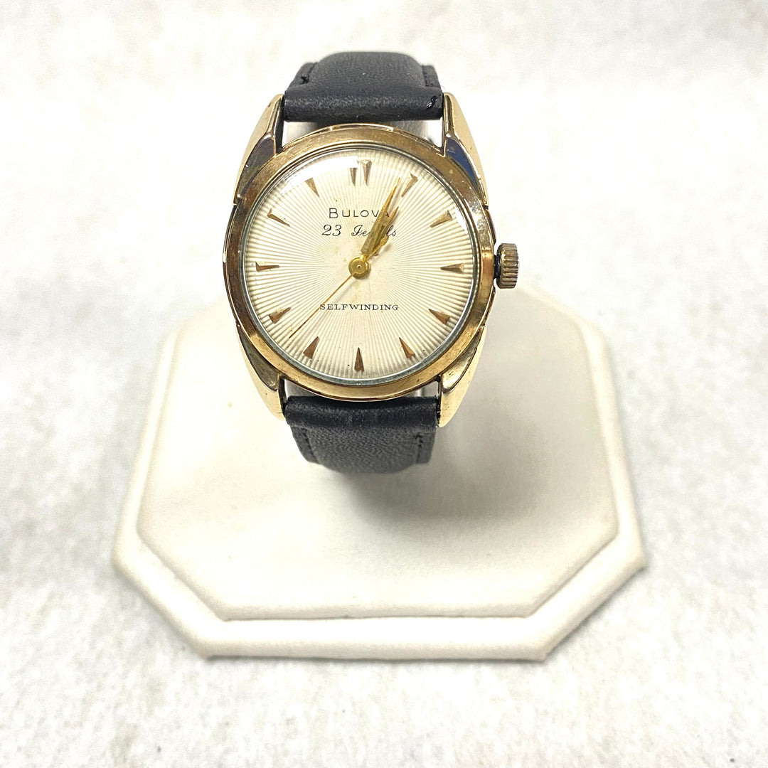 u441 Vintage BULOVA Self Winding Waterproof Stainless Back 23 Jewels Wrist Watch
