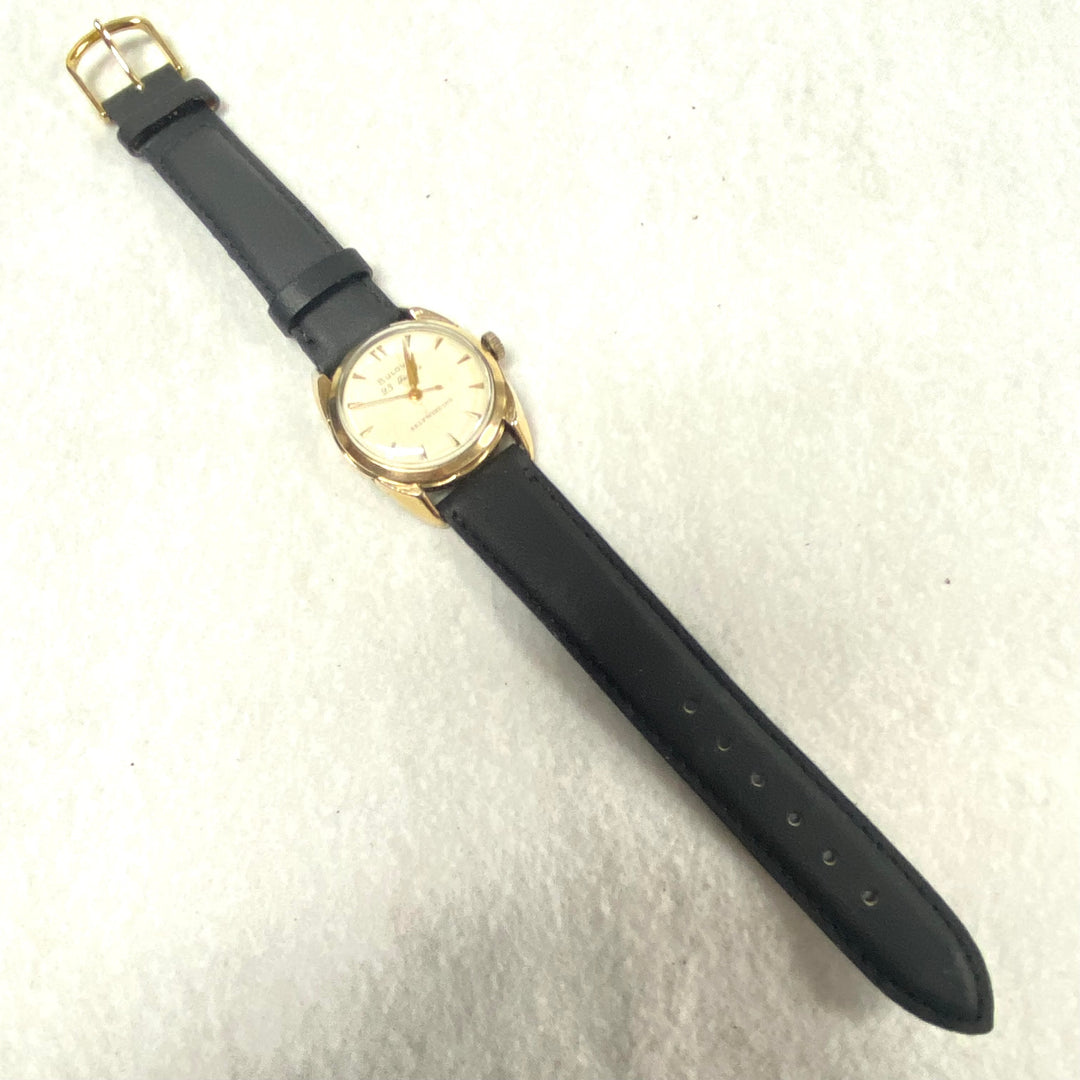 u441 Vintage BULOVA Self Winding Waterproof Stainless Back 23 Jewels Wrist Watch