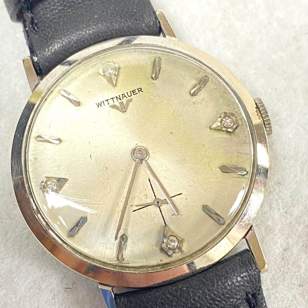 u442 Vintage Longines Wittnauer 10K Gold Filled Mechanical 17J Wrist Watch