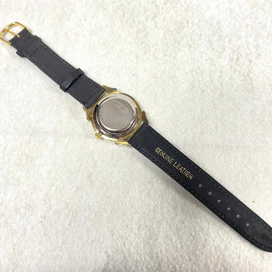 u443 Vintage BENRUS 10K RGP Top Stainless Back Automatic Waterproof Wrist Watch