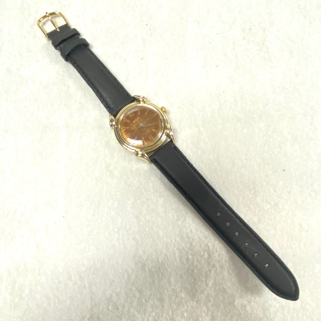 u443 Vintage BENRUS 10K RGP Top Stainless Back Automatic Waterproof Wrist Watch