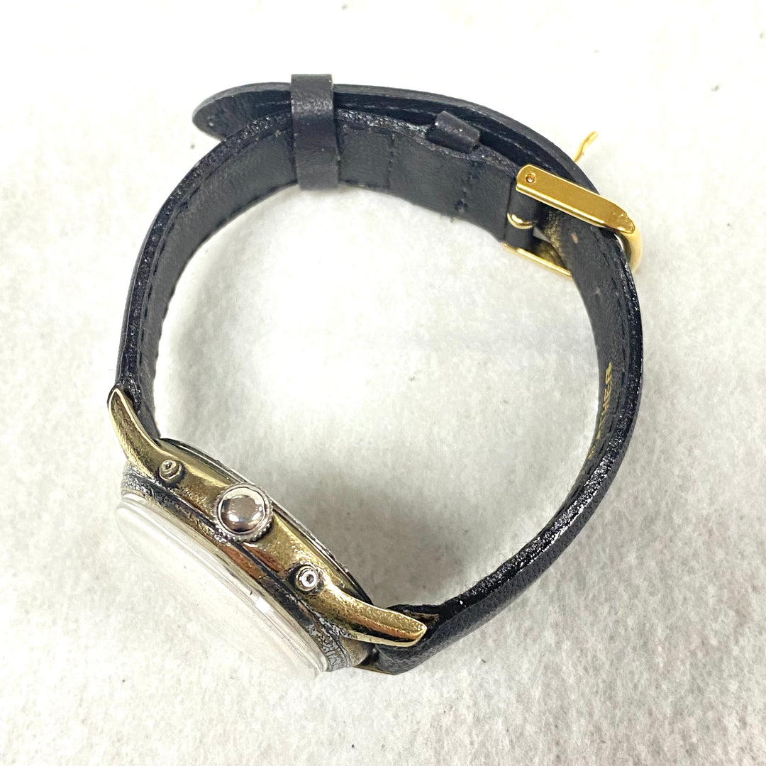 u444 Vintage BERNHUF Swiss Stainless Back Mechanical 17J Waterproof Wrist Watch