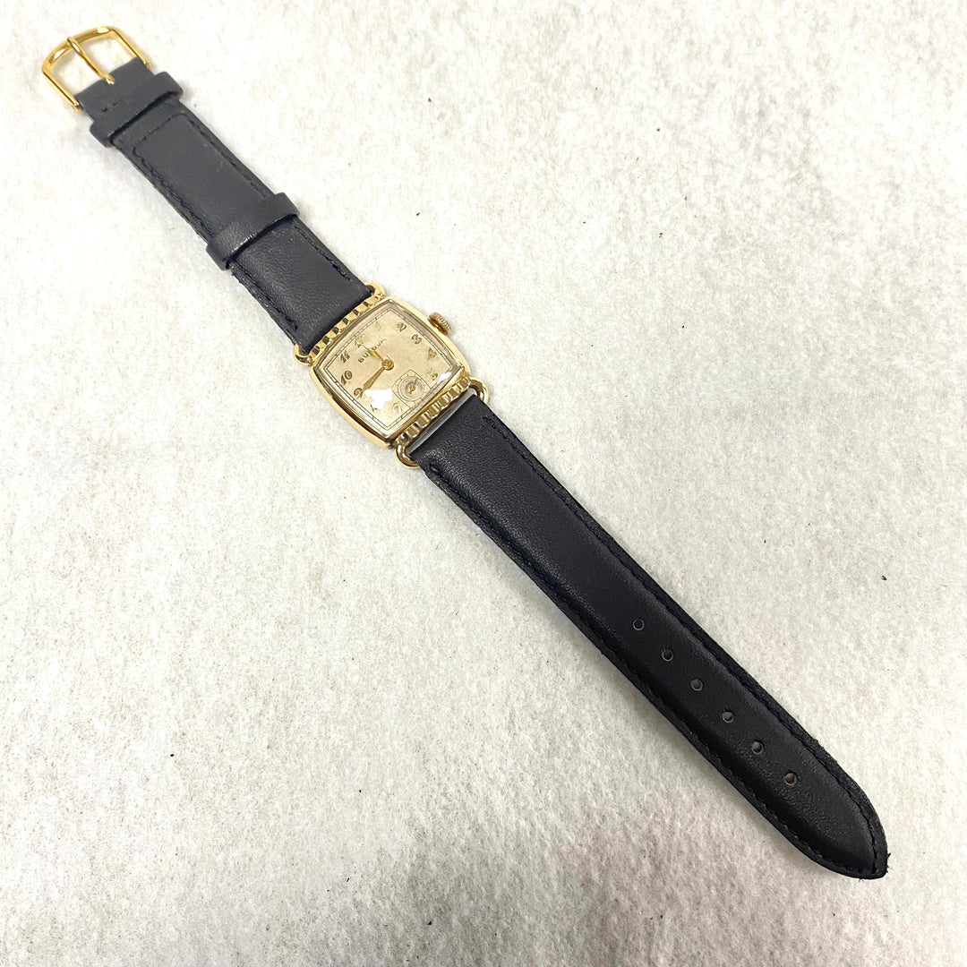 u445 Vintage BULOVA Swiss 10K RGP Stainless Back Mechanical 15J Wrist Watch