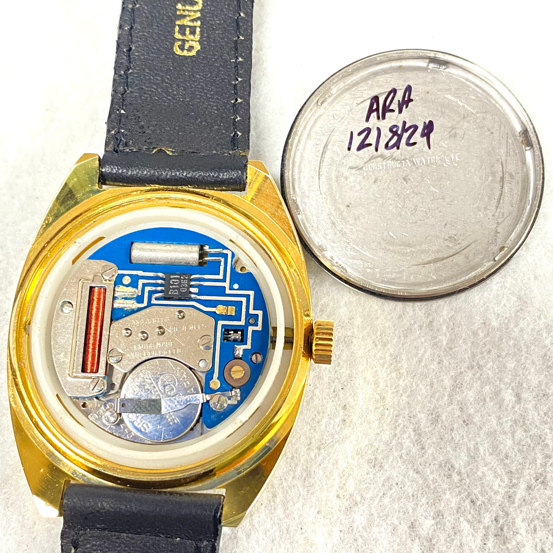 u446 Vintage Budweiser Swiss Stainless Steel Water resistant Battery Wrist Watch