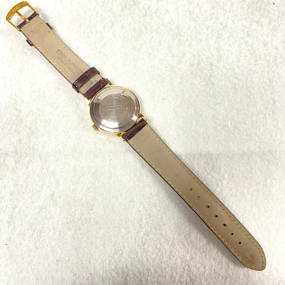 u447 Vintage PIROFA Swiss Automatic Stainless Steel Water Protected Wrist Watch