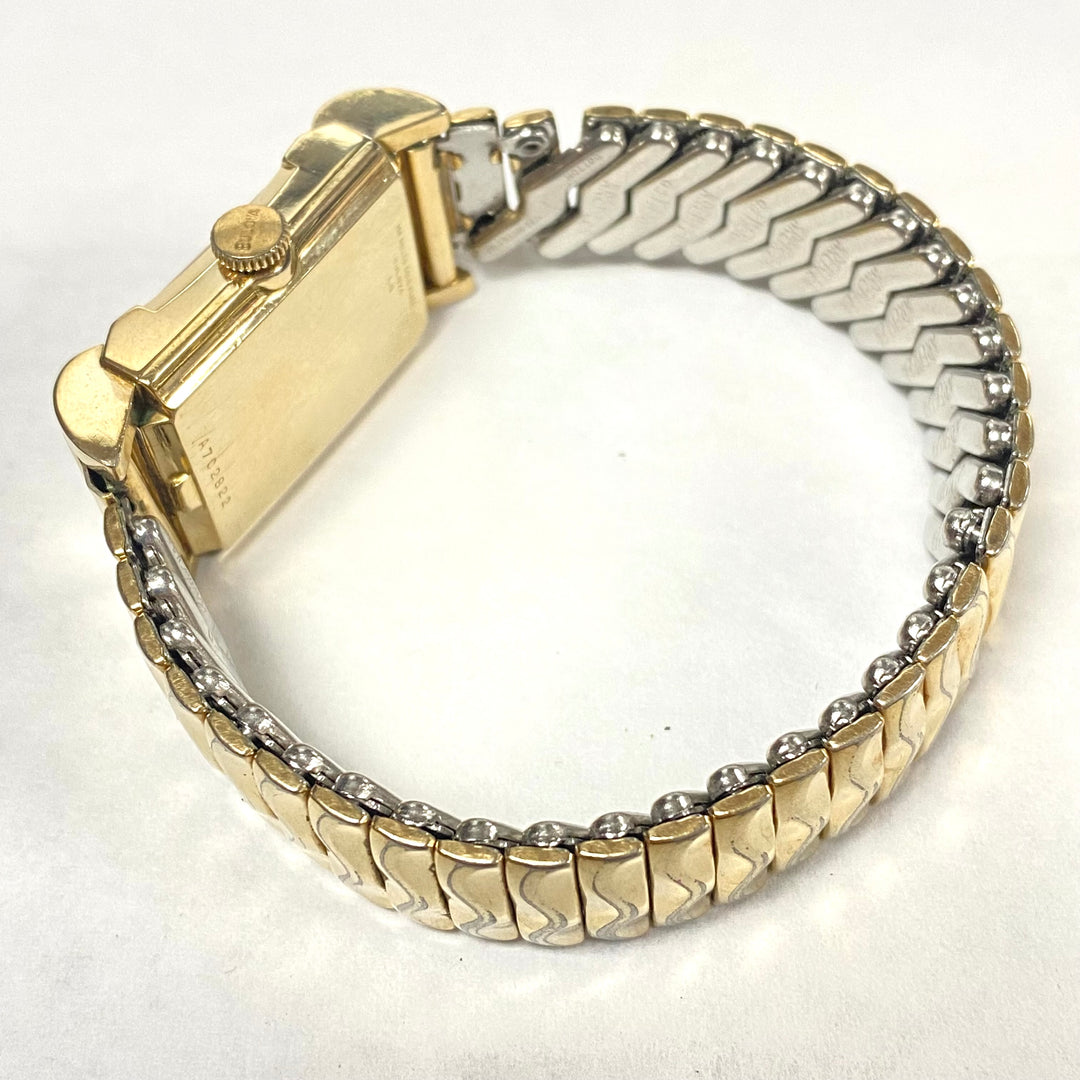 u513 Vintage BULOVA 10K Rolled Gold Plate 21 Jewels Mechanical Wrist Watch